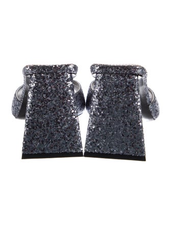 Attico Glitter Slides