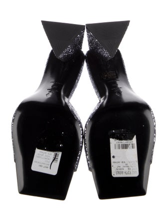 Attico Glitter Slides