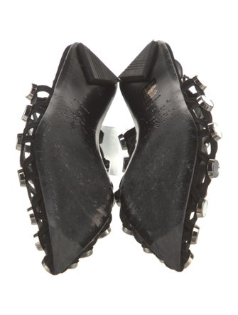 Attico Suede Slingback Flats