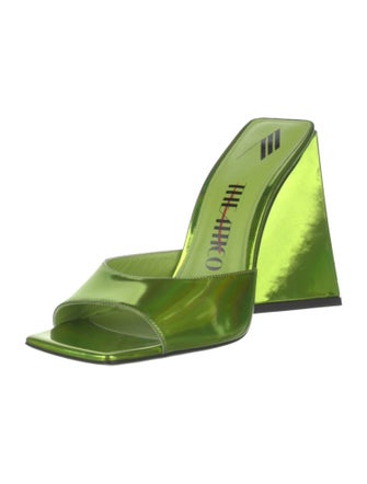 Attico Patent Leather Slides