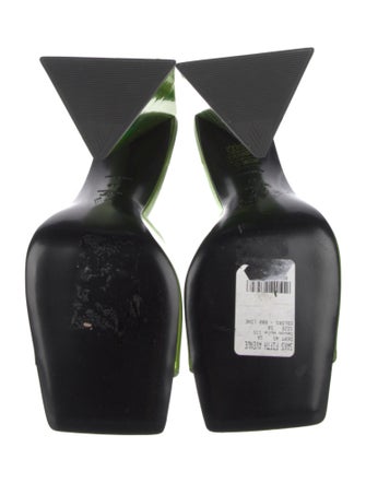 Attico Patent Leather Slides