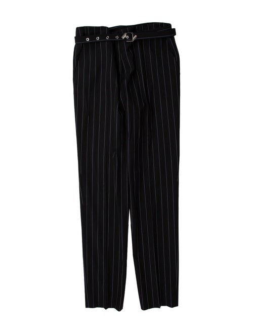 Attico Striped Straight Leg Pants