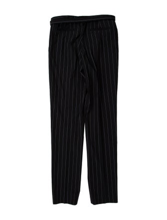 Attico Striped Straight Leg Pants