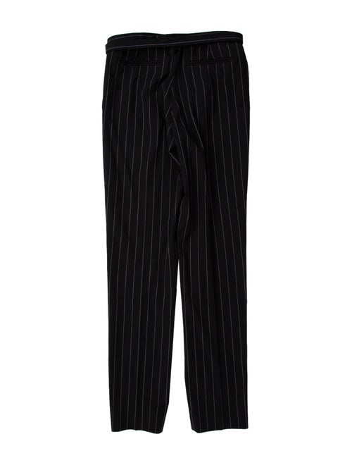 Attico Striped Straight Leg Pants