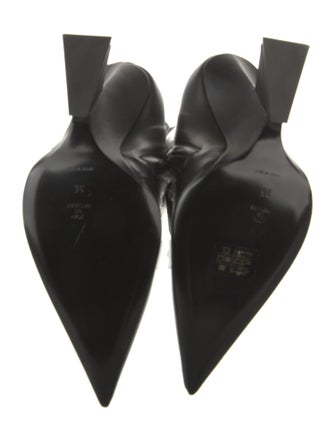 Attico Leather Sock Boots