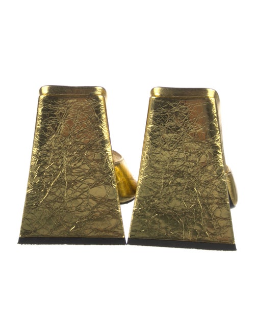 Attico Leather Slides