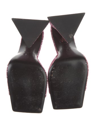 Attico Glitter Glitter Accents Slides