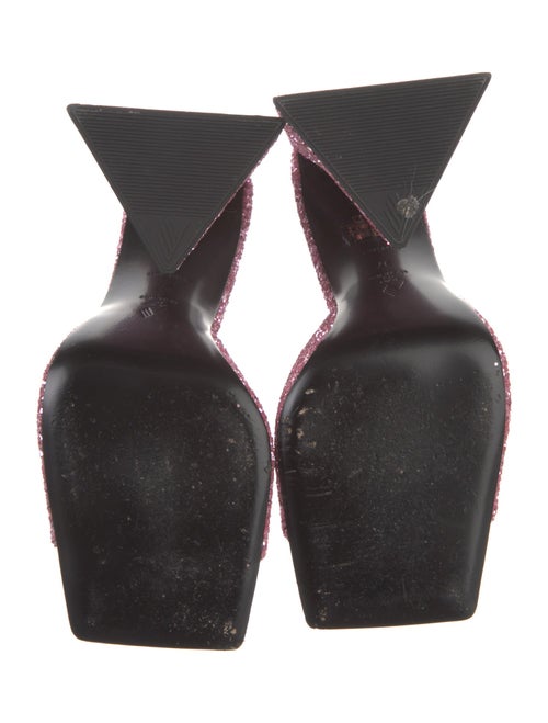 Attico Glitter Glitter Accents Slides