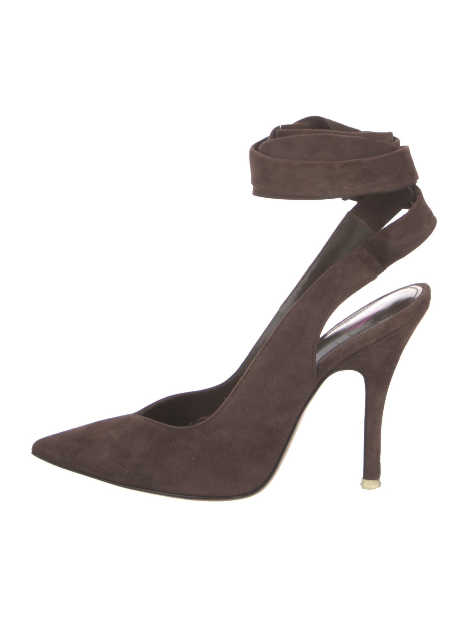 Attico Suede Slingback Pumps