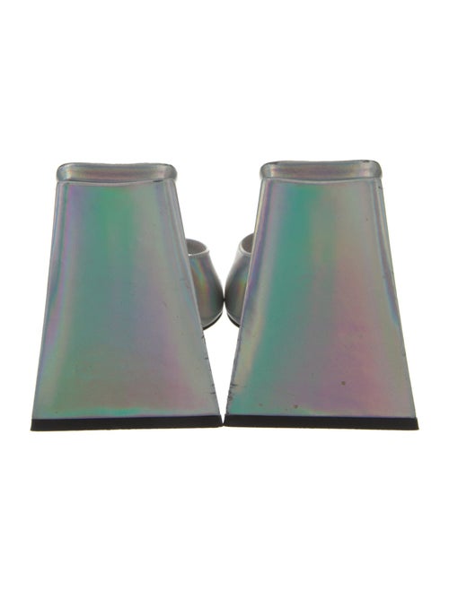 Attico Leather Printed Slides