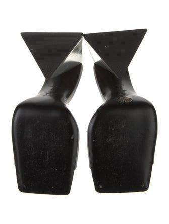 Attico Leather Printed Slides