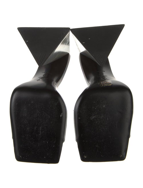 Attico Leather Printed Slides