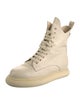 Attico Canvas Combat Boots