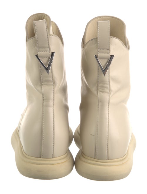 Attico Canvas Combat Boots