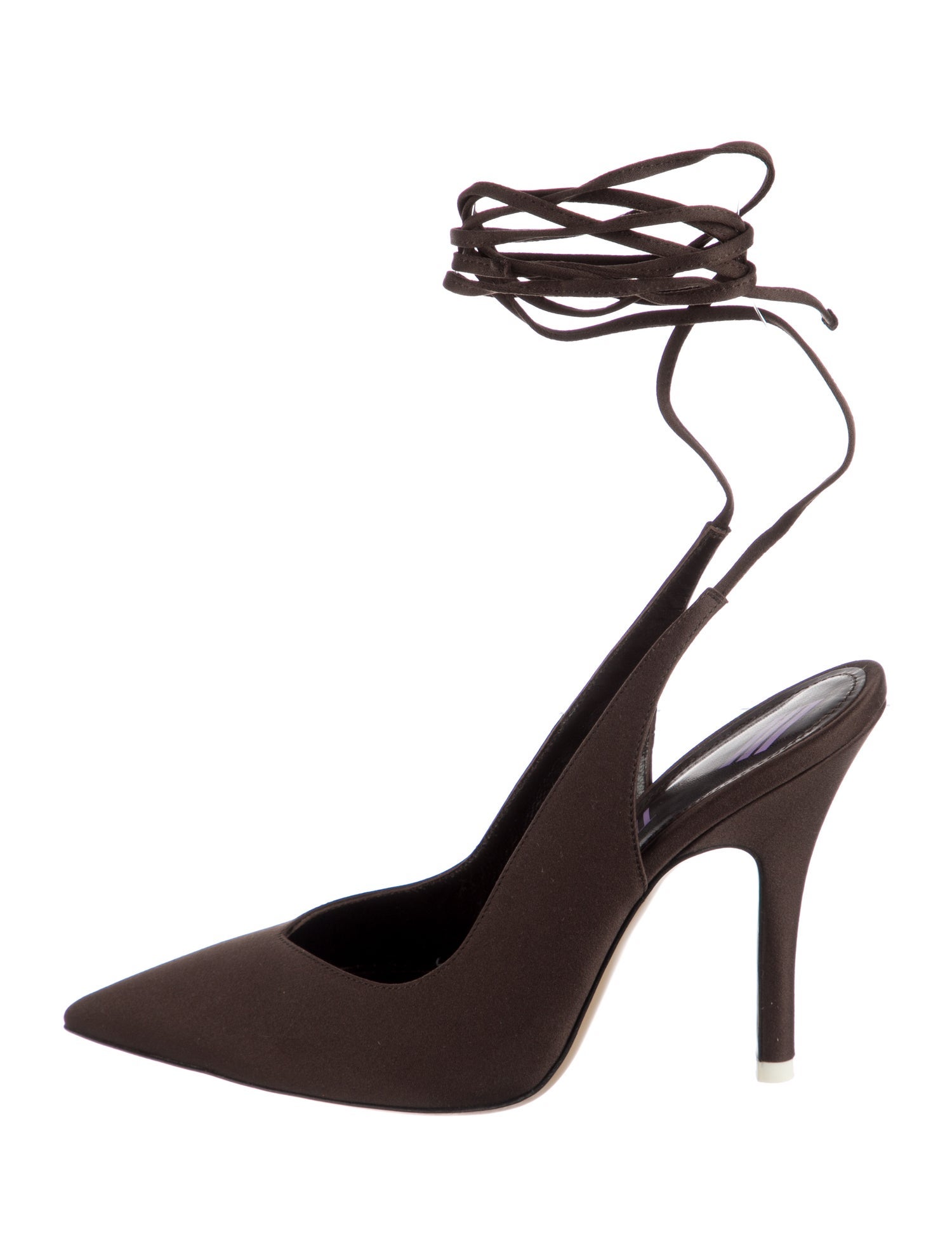 Attico Satin Slingback Pumps