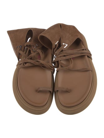 Attico Suede Gladiator Sandals