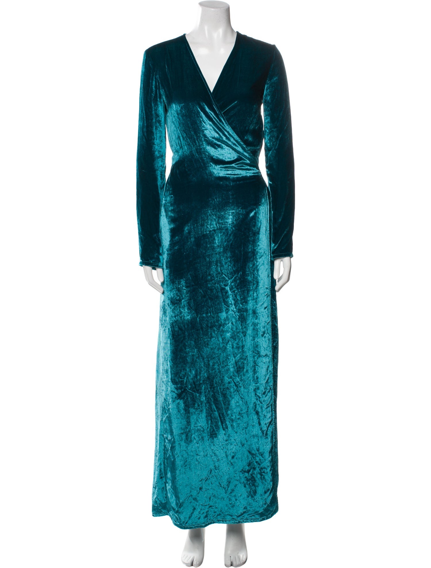 Attico V-Neck Long Dress w/ Tags