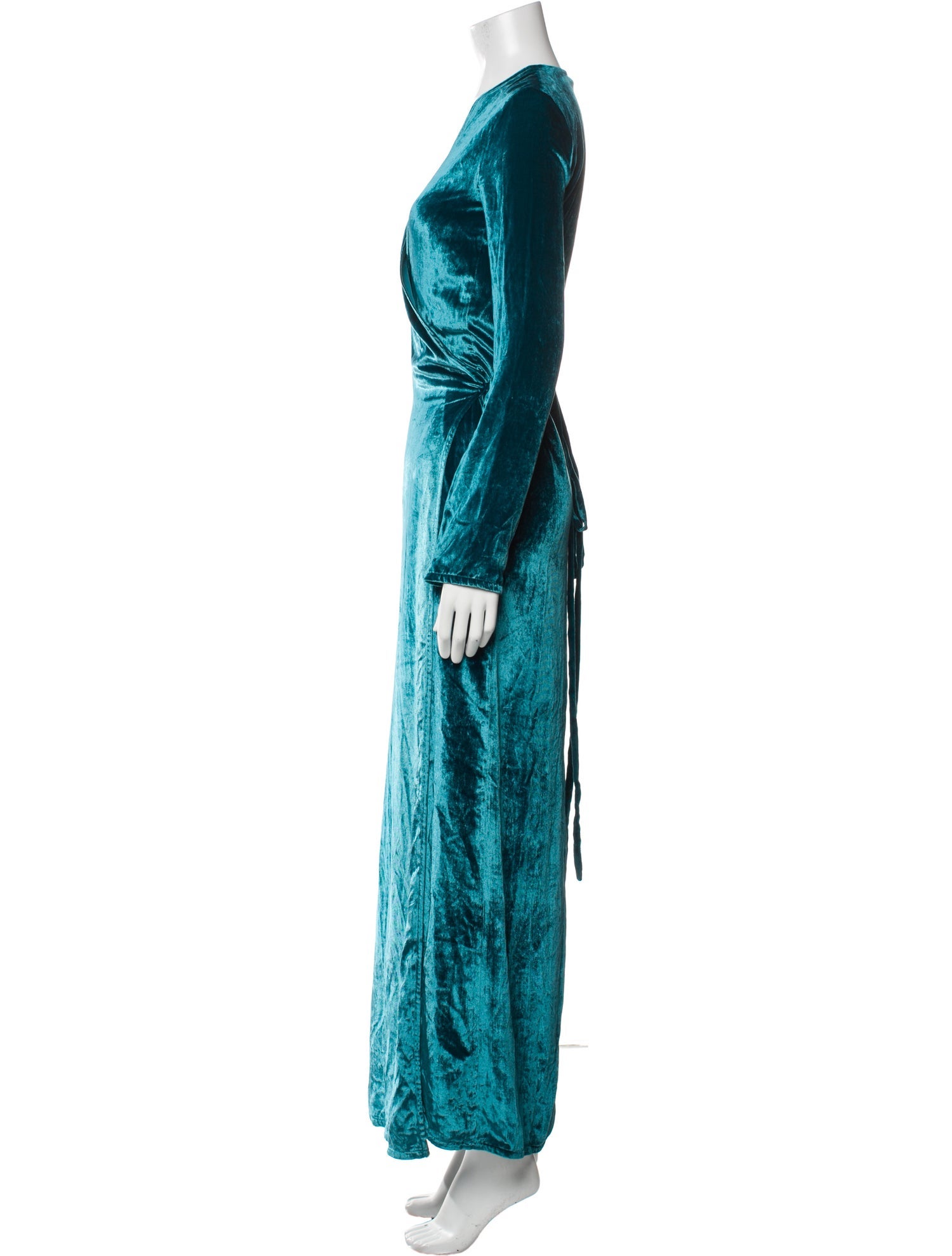 Attico V-Neck Long Dress w/ Tags