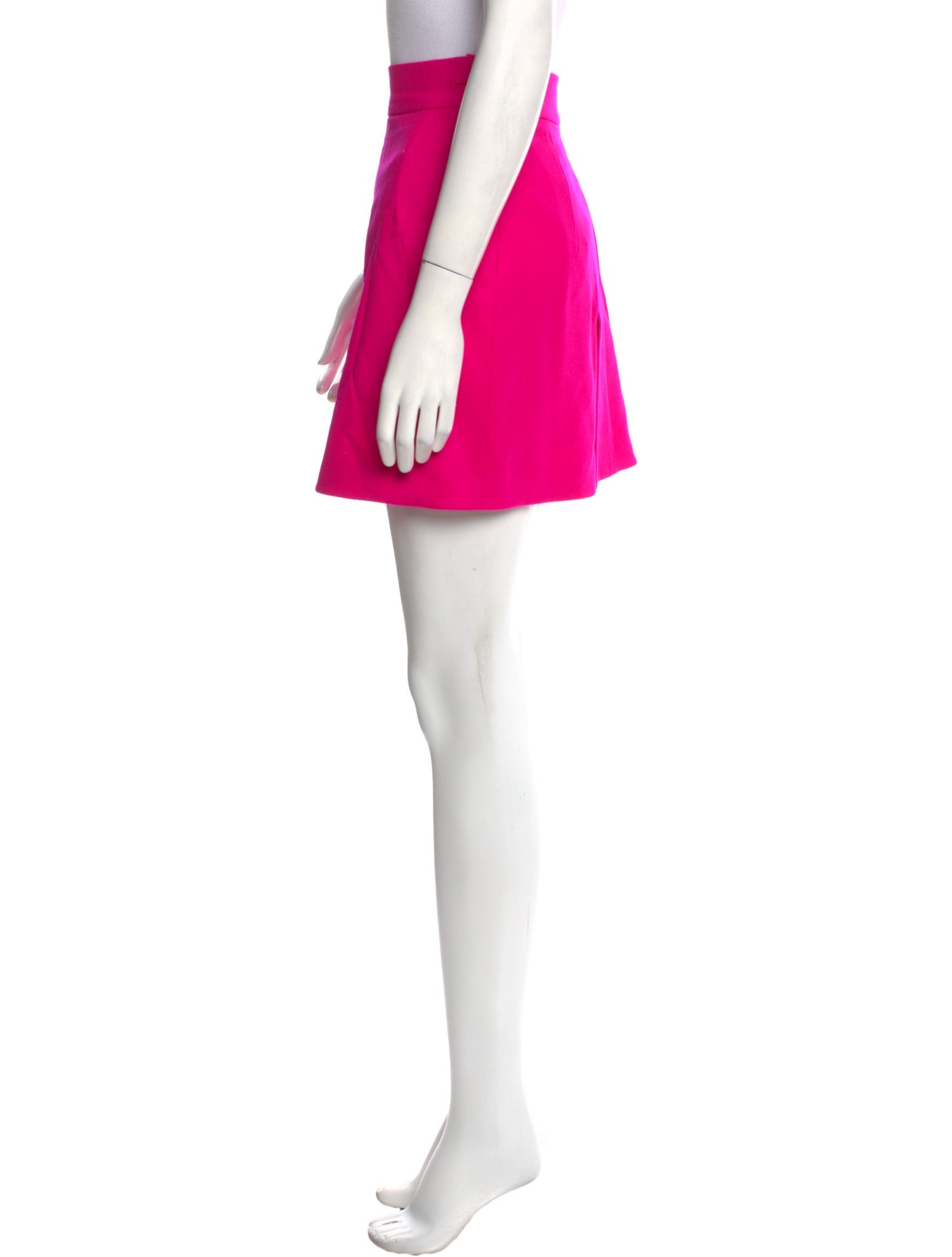 Attico Virgin Wool Mini Skirt