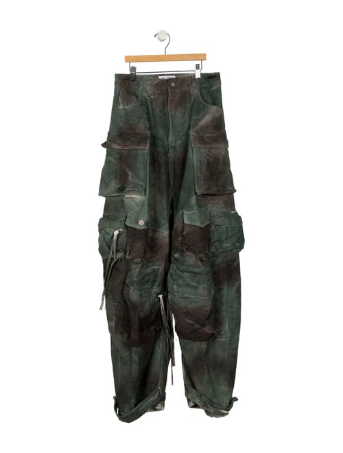 Attico High-Rise Wide Leg Jeans