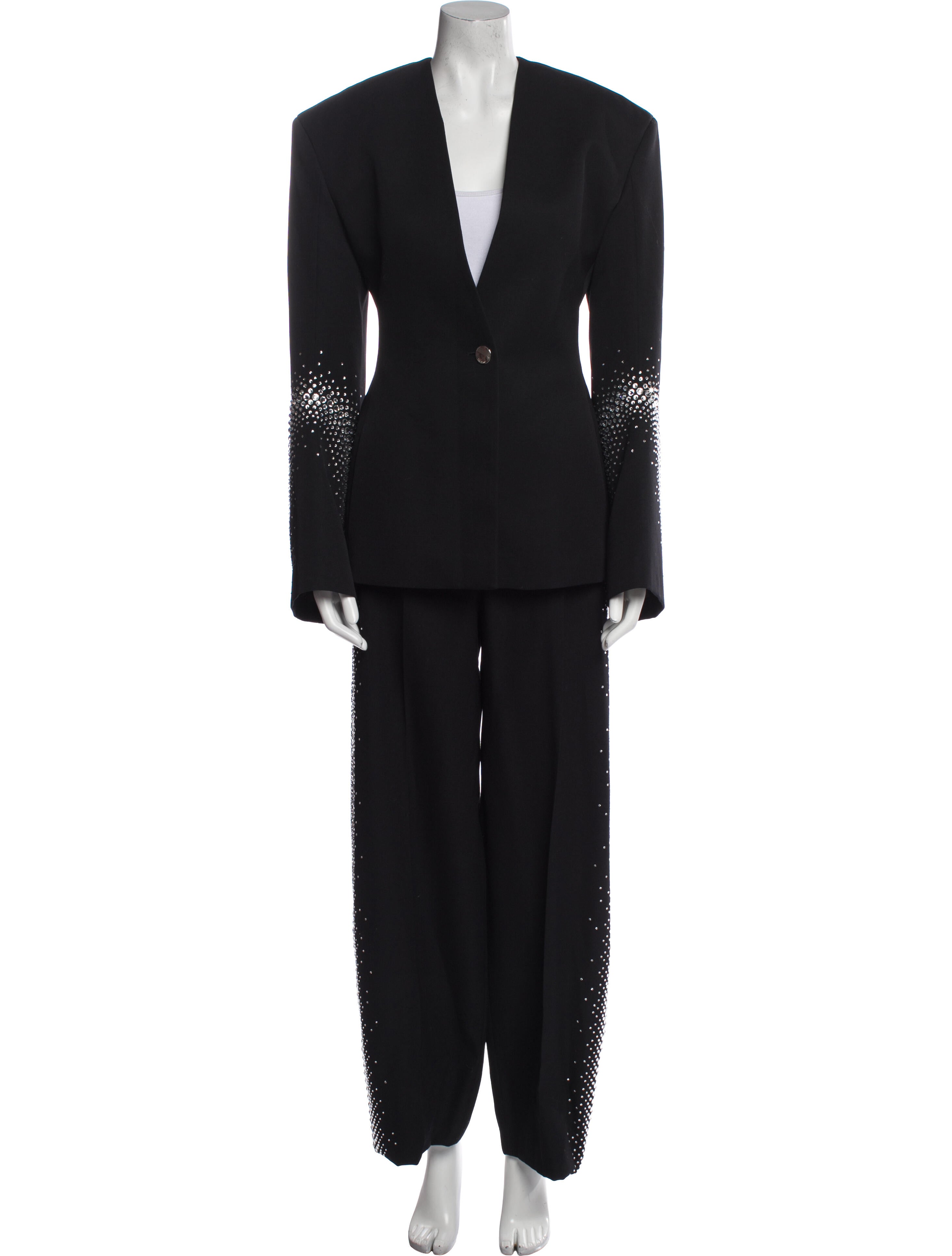 Attico Virgin Wool Pantsuit w/ Tags