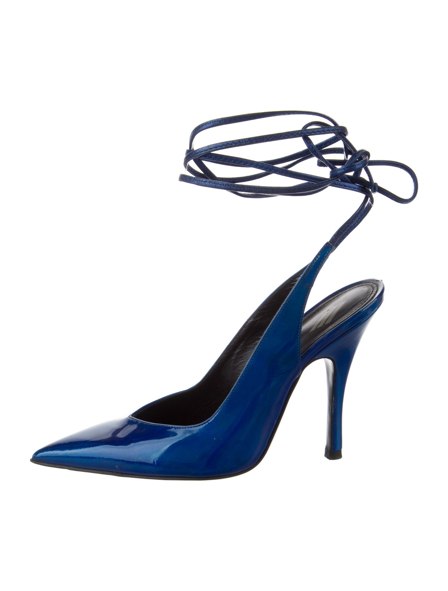 Attico Patent Leather Slingback Pumps