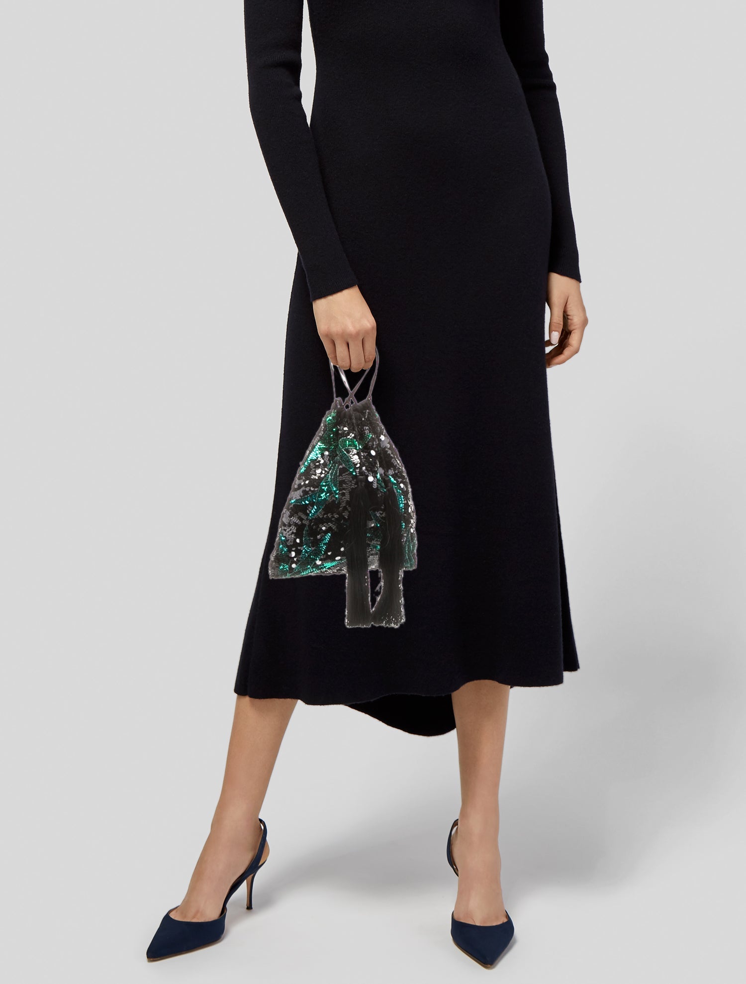 Attico Sequins Evening Bag