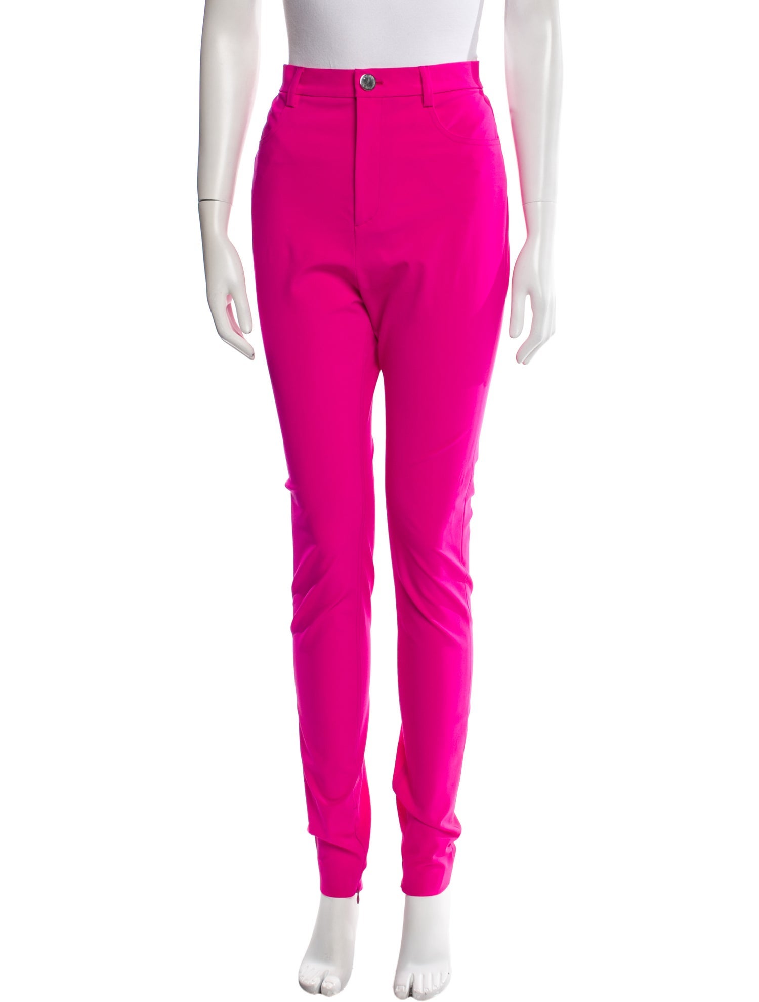 Attico Wool Skinny Leg Pants