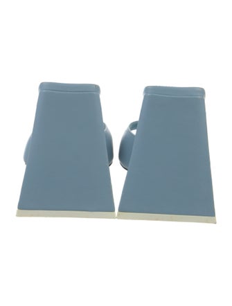 Attico Leather Slides