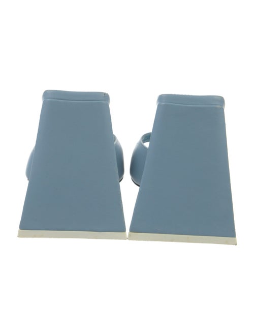 Attico Leather Slides