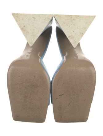 Attico Leather Slides