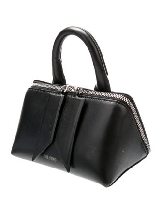 Attico Leather Top Handle Bag