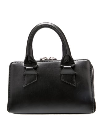 Attico Leather Top Handle Bag