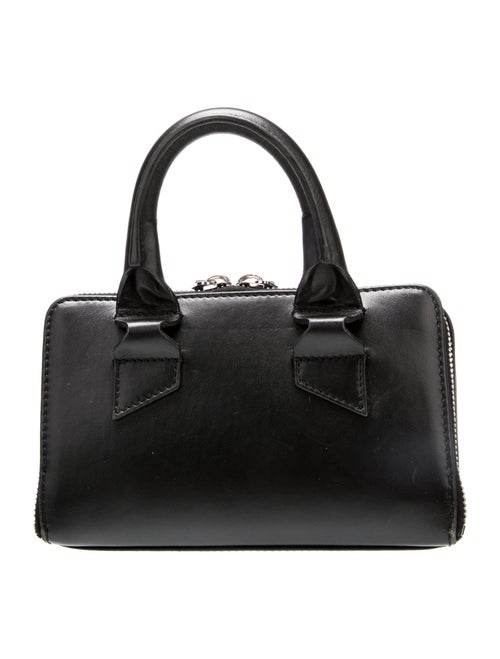 Attico Leather Top Handle Bag