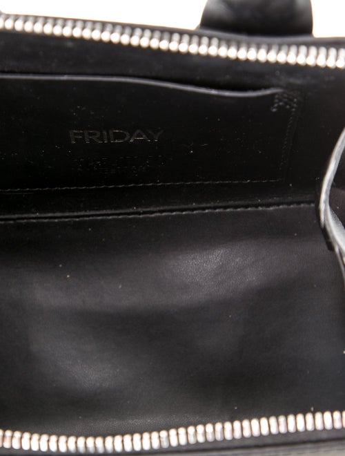 Attico Leather Top Handle Bag