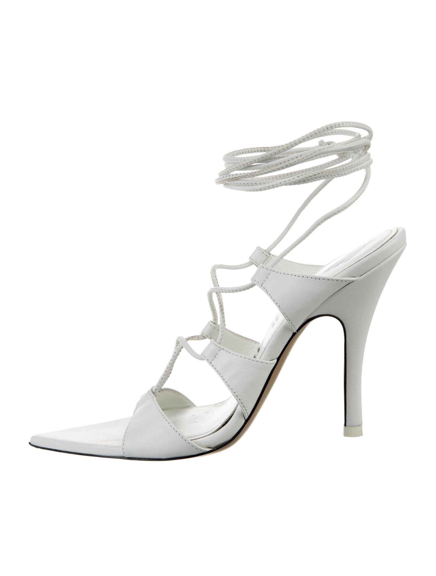 Attico Patent Leather Sandals