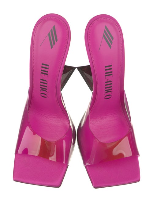 Attico Leather Slides