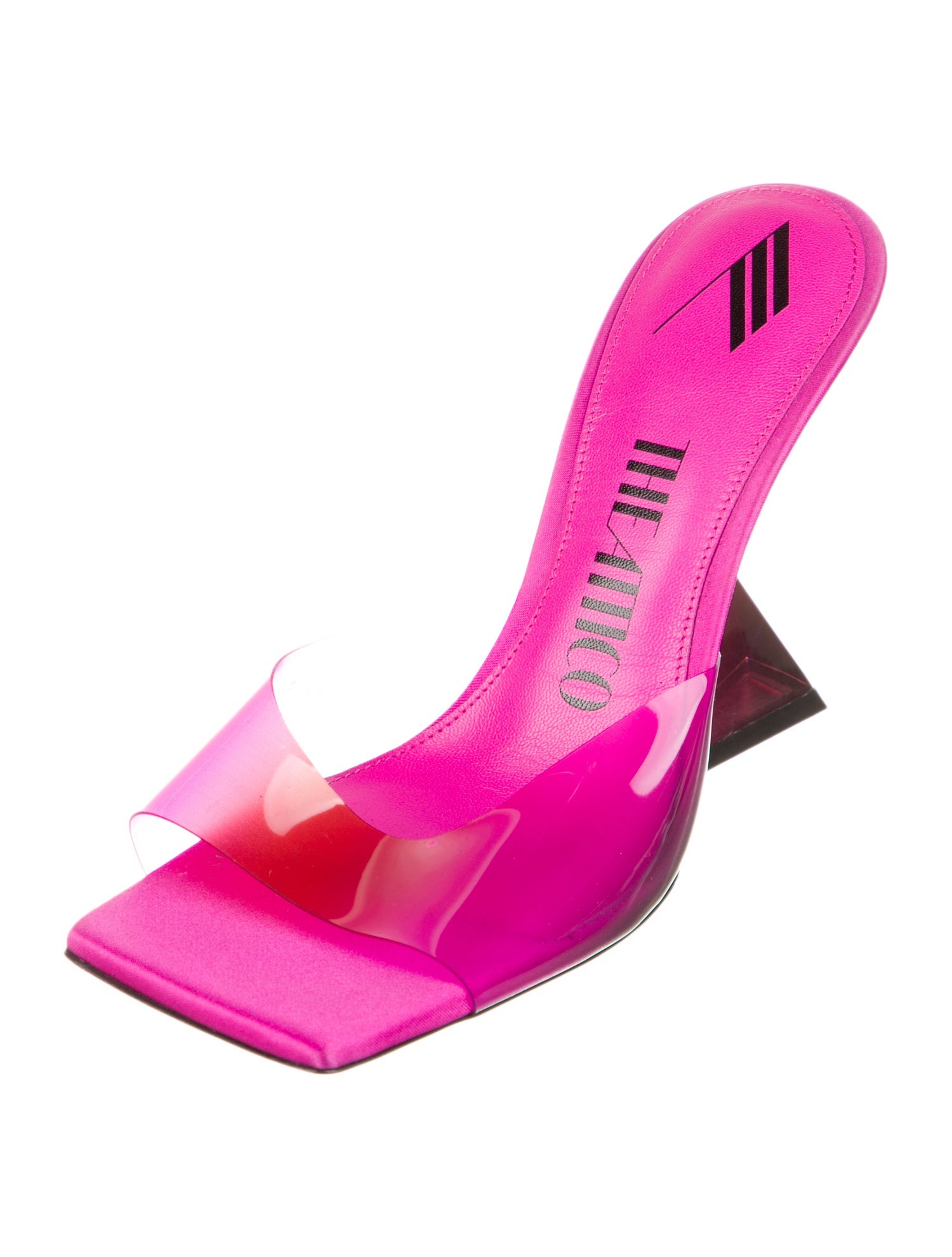 Attico Leather Slingback Sandals