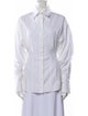 Attico Long Sleeve Button-Up Top