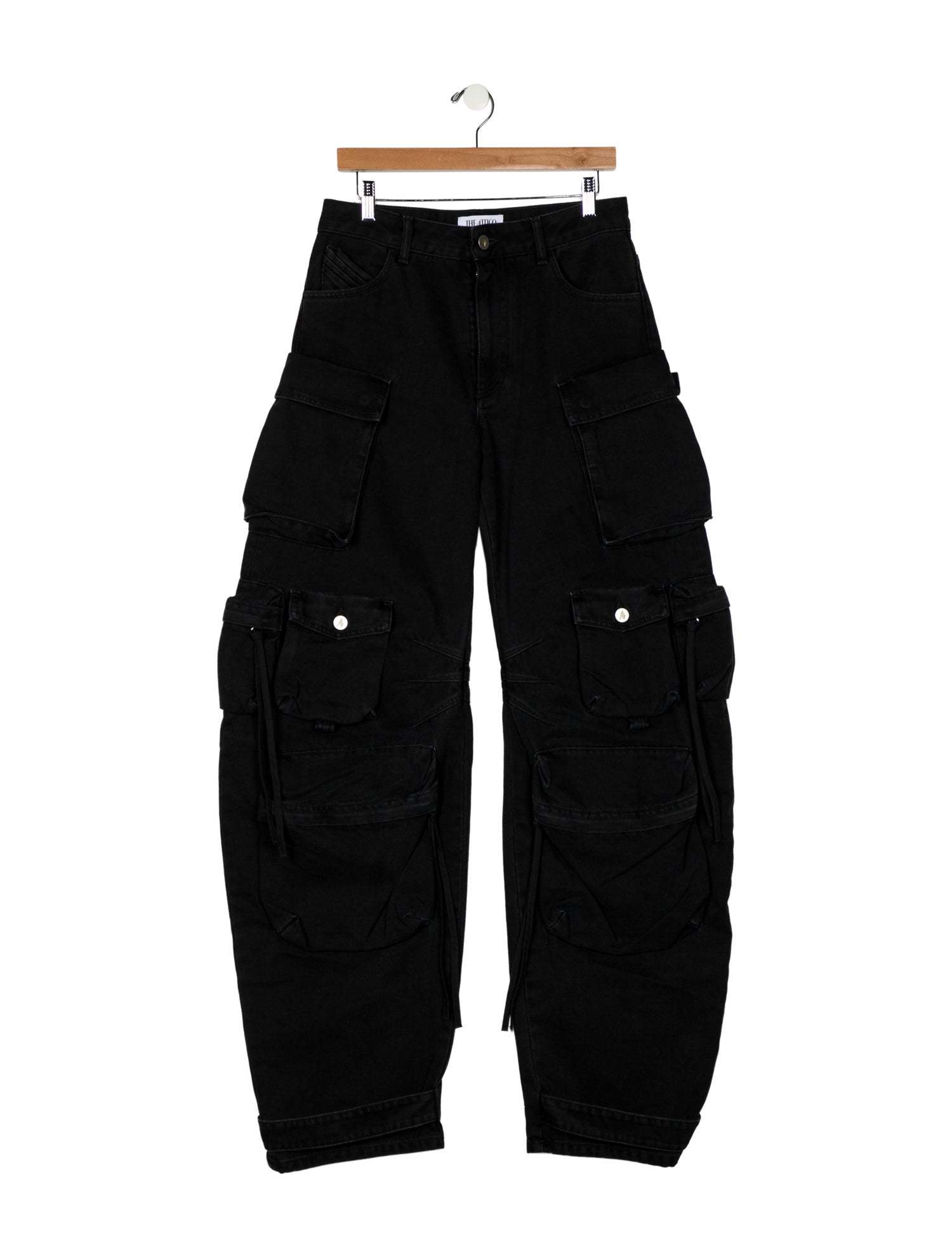 Attico High-Rise Wide Leg Jeans