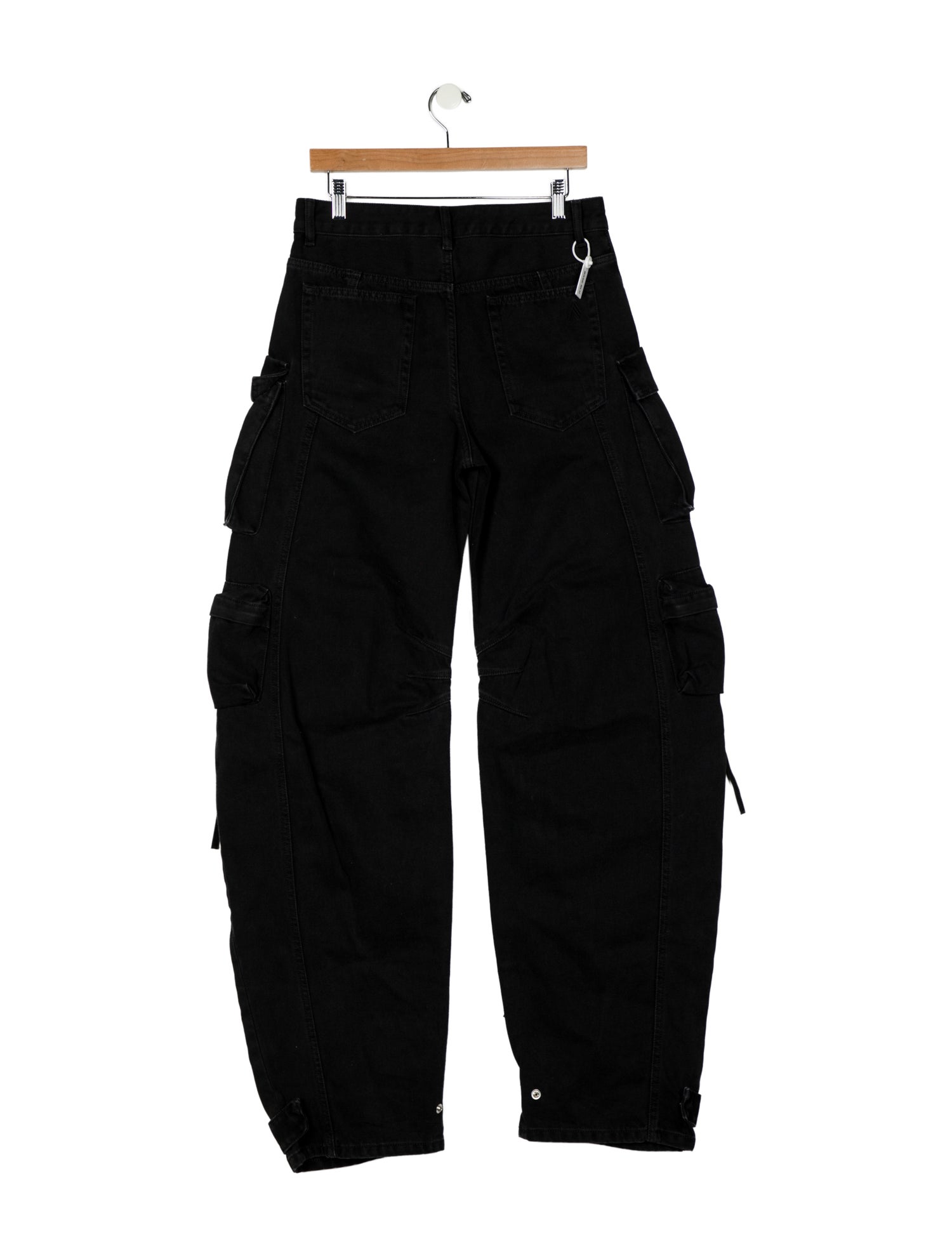 Attico High-Rise Wide Leg Jeans