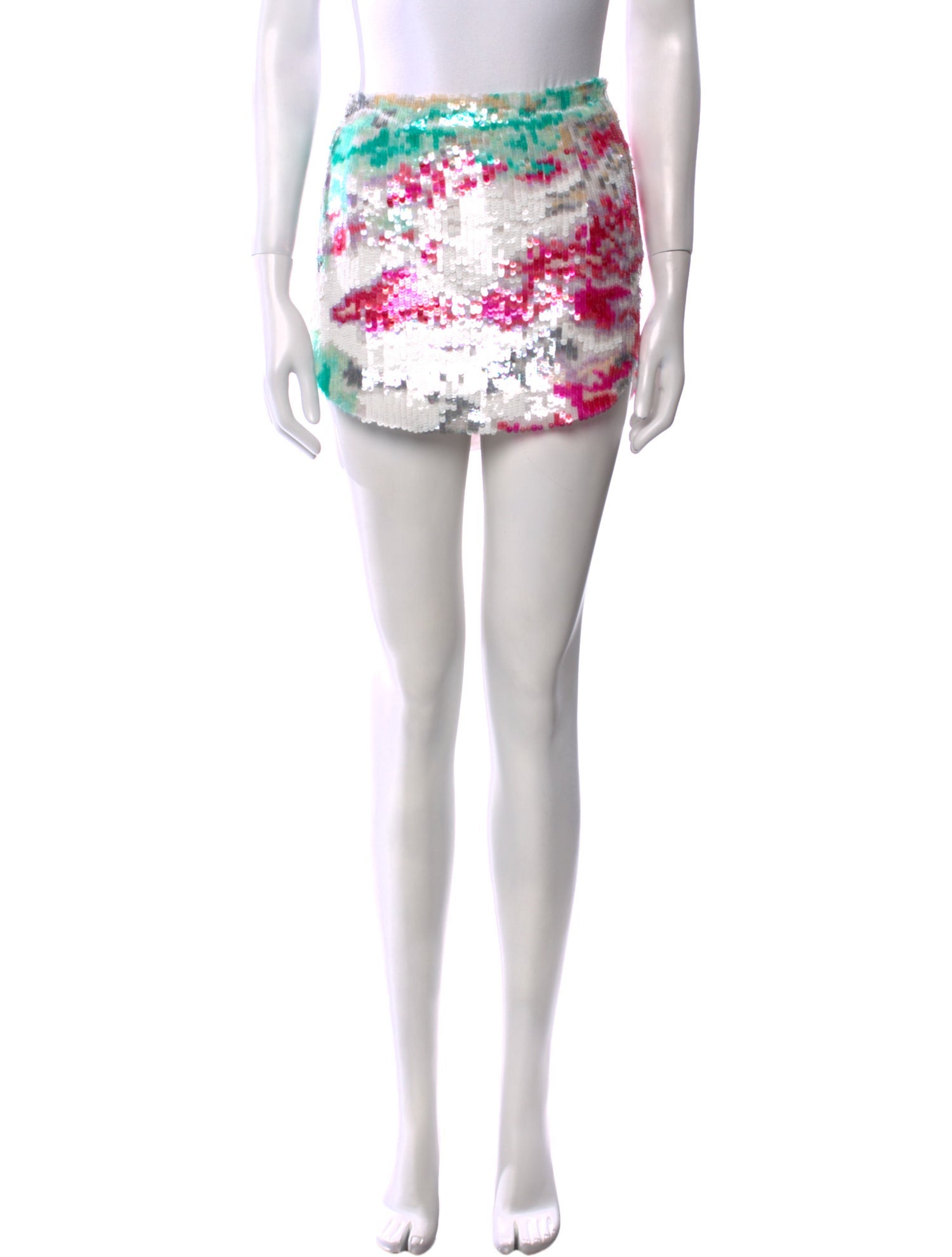 Attico Sequin Mini Skirt