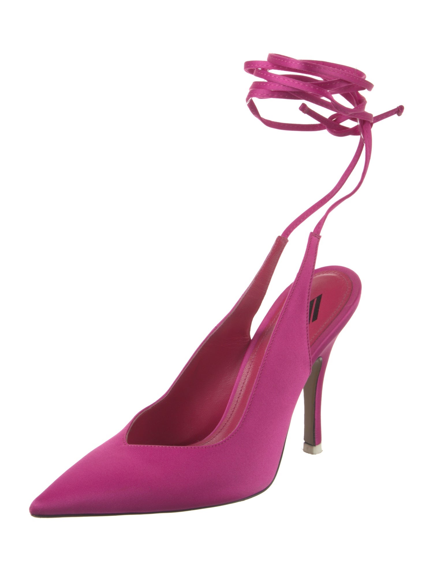 Attico Satin Slingback Pumps