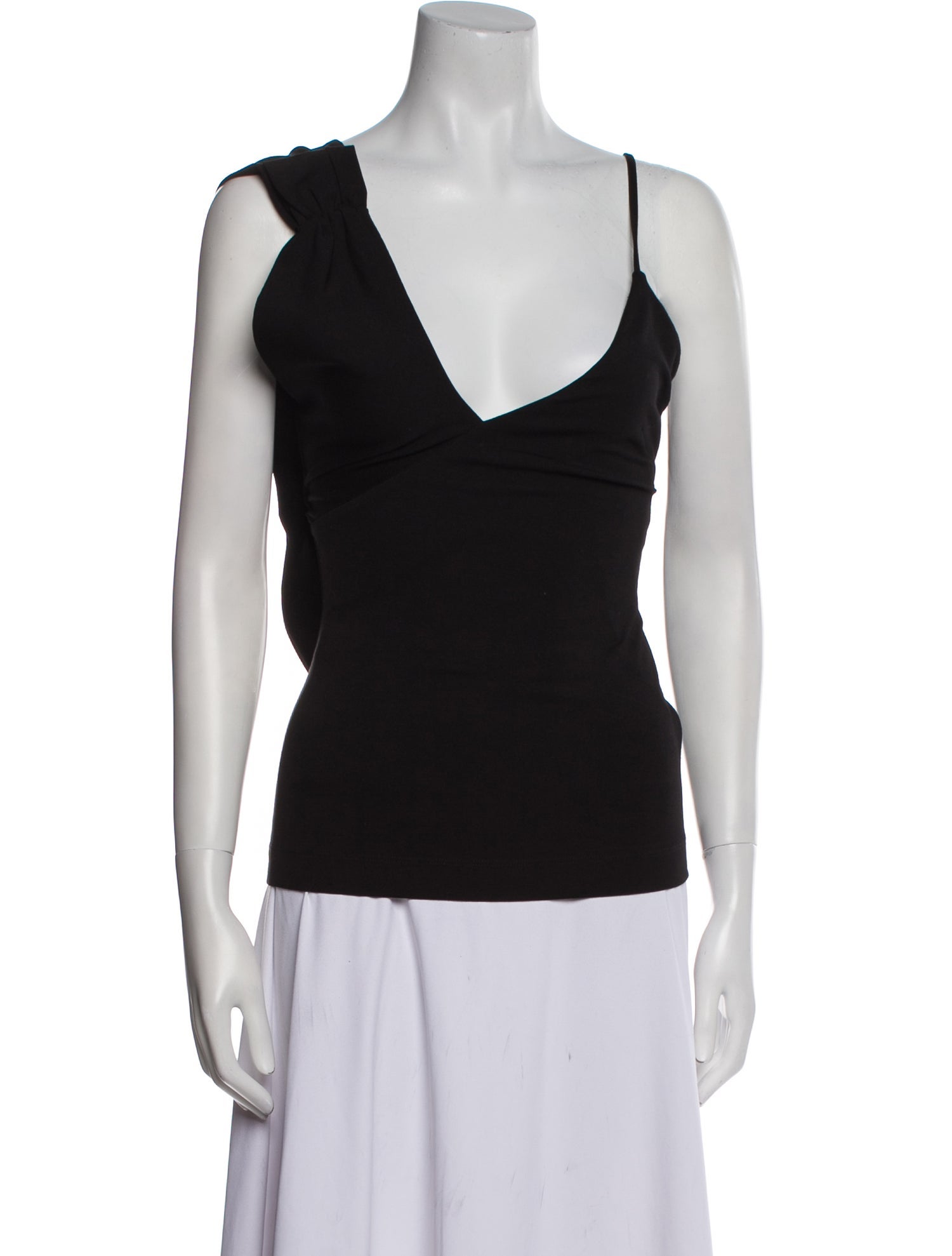 Attico V-Neck Sleeveless Top