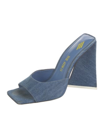 Attico Denim Slides