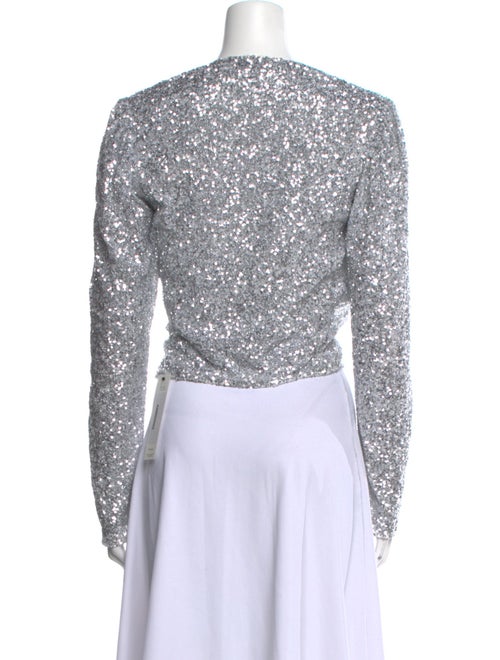 Attico Sequin Patterned Top