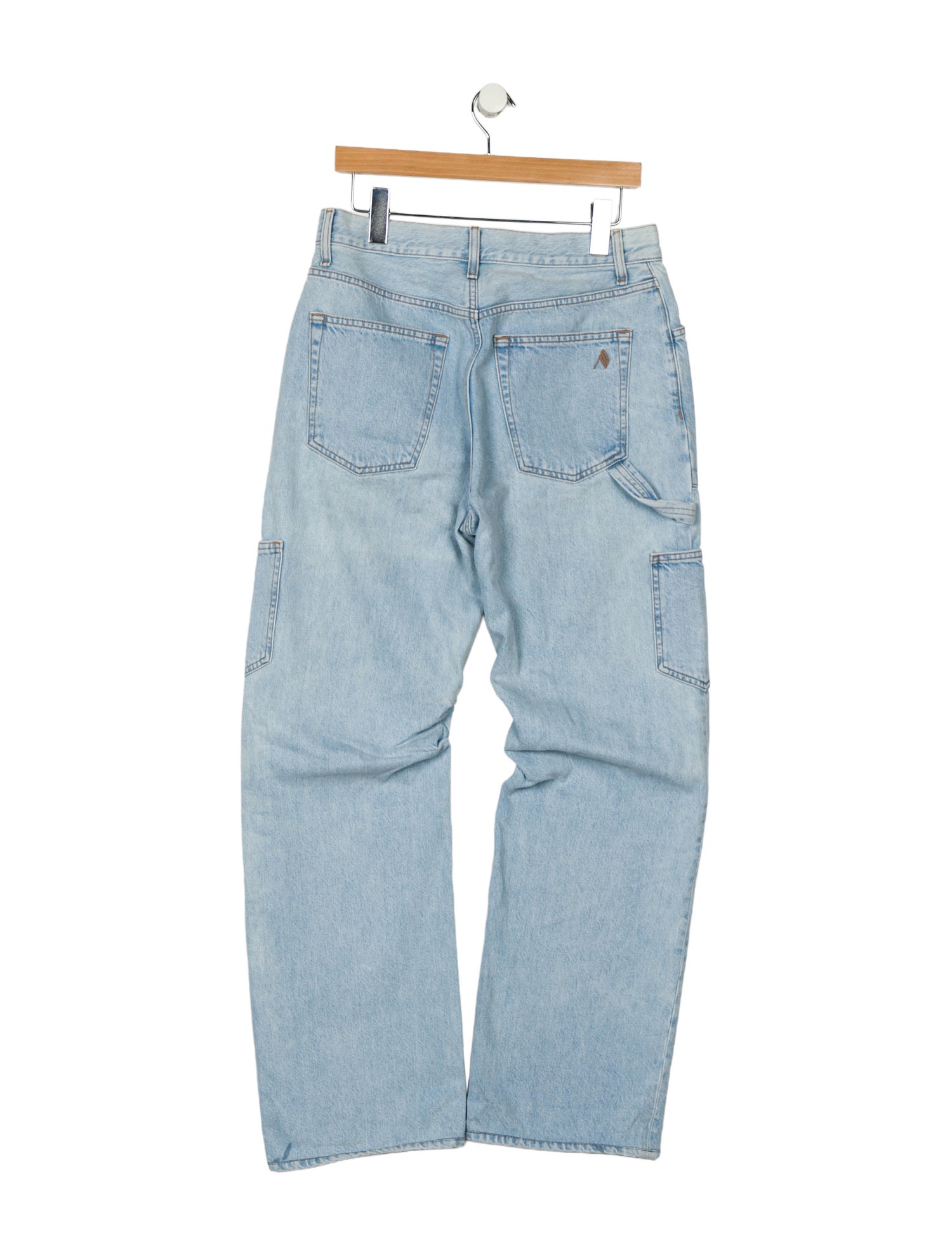 Attico High-Rise Wide Leg Jeans