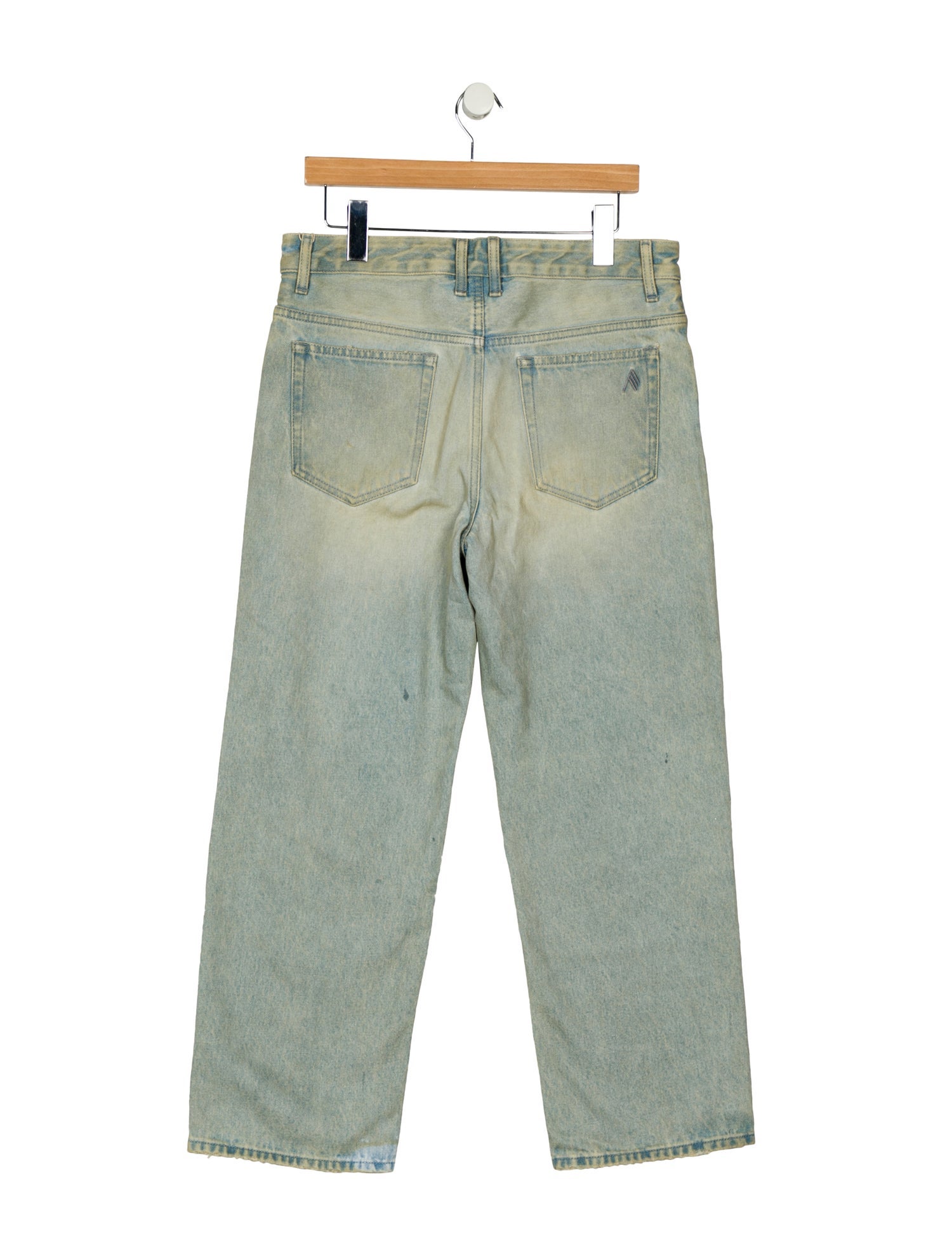 Attico High-Rise Wide Leg Jeans