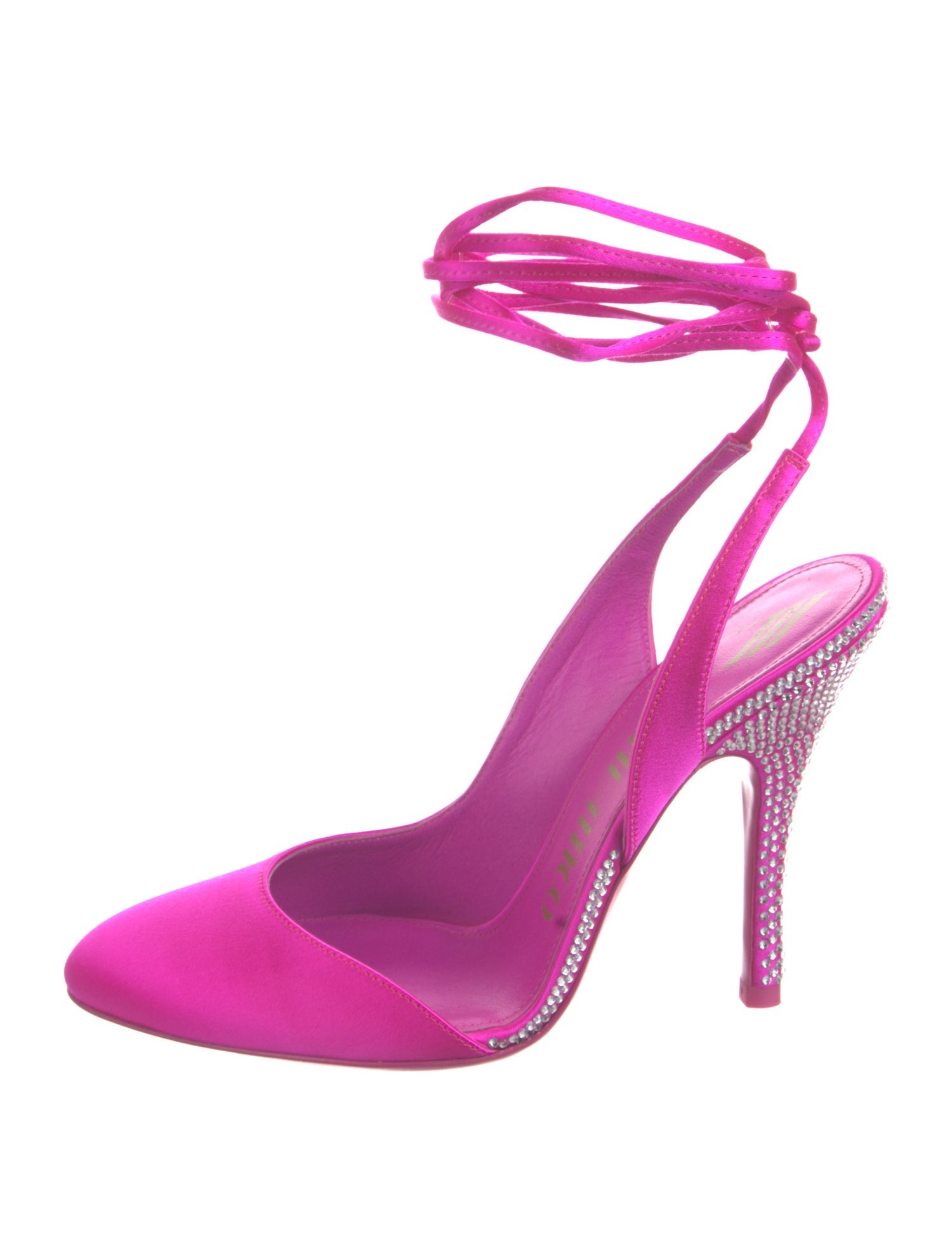 Attico Satin Slingback Pumps