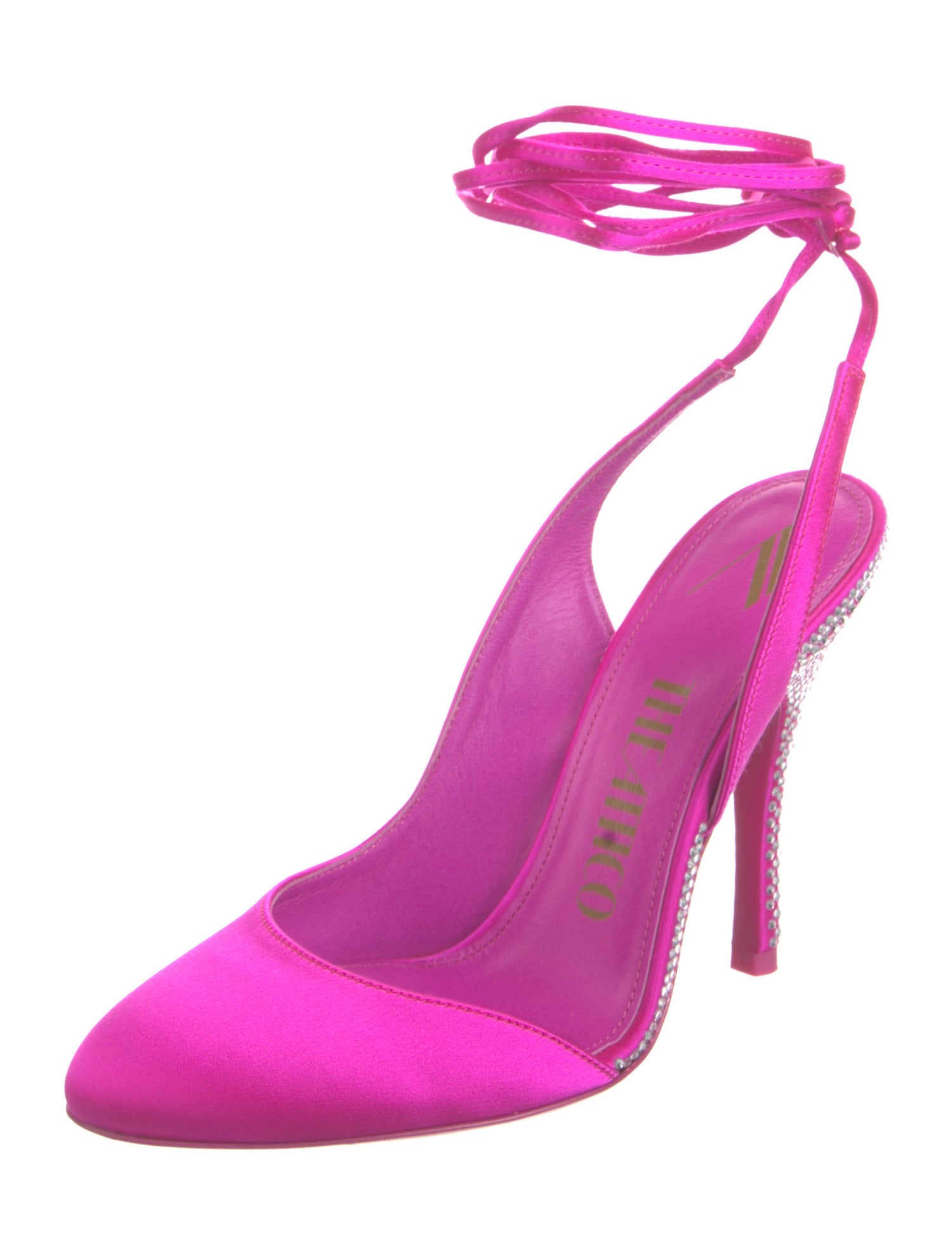 Attico Satin Slingback Pumps